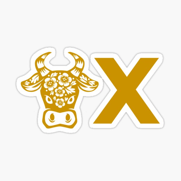 Metal Ox Sticker
