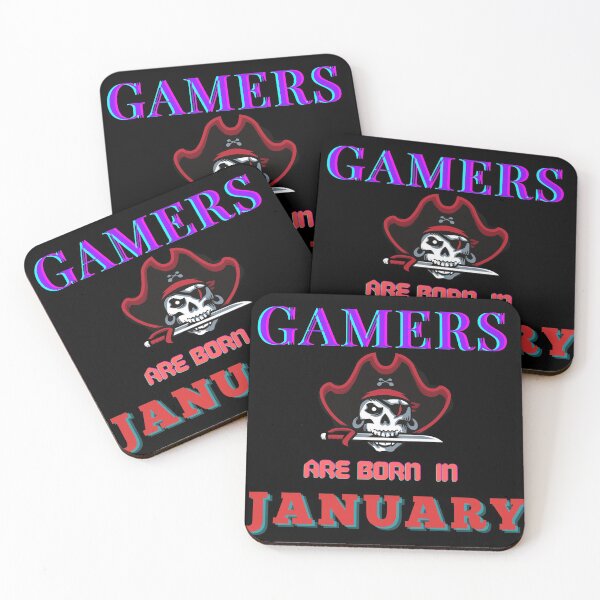 Item preview, Gamers Are Born In January | January Birthday Quotes designed and sold by The Full Cart.