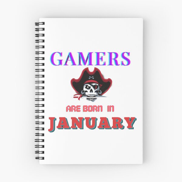Item preview, Gamers Are Born In January | January Birthday Quotes designed and sold by The Full Cart.