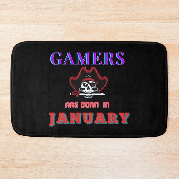 Item preview, Gamers Are Born In January | January Birthday Quotes designed and sold by The Full Cart.