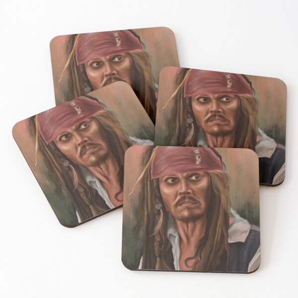 Artikelvorschau, Kapitän Jack Sparrow Kunstdruck entworfen und verkauft von PRANEETHDIGIART.