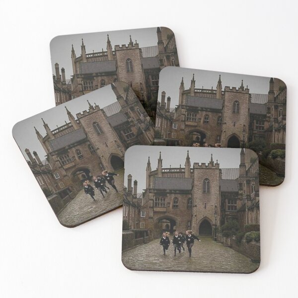 Item preview, Dark Academia - Running Girls Near Old College  designed and sold by Asher-and-Asher.