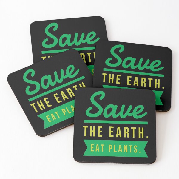 Item preview, Save the earth. Eat plants, vegetarian quote.  designed and sold by efenem.