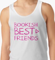 BOOKISH BEST FRIENDS pink matching with arrow right Tank Top