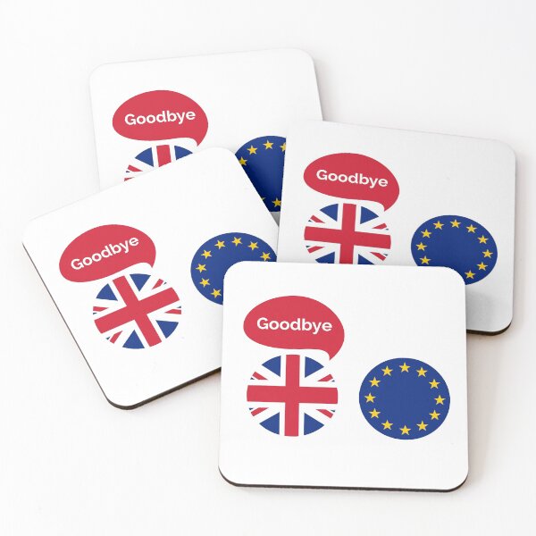 Item preview, UK waves EU Goodbye - Brexit  designed and sold by Afra 8.