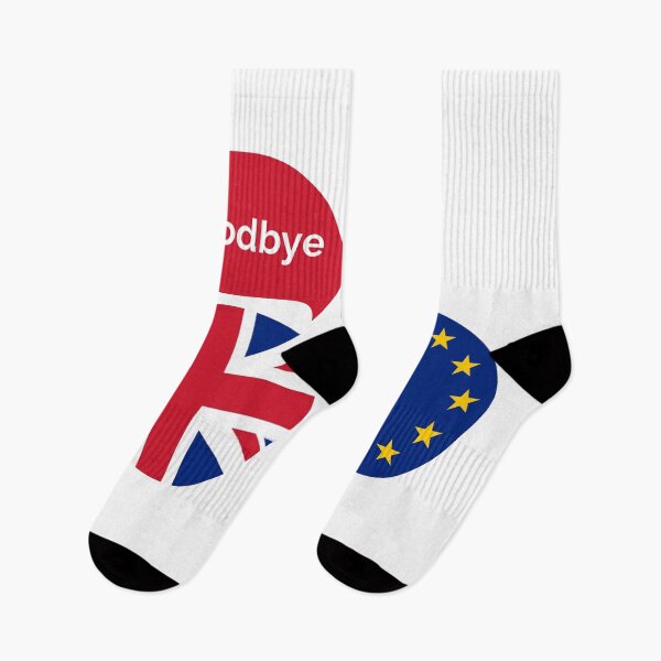 Item preview, UK waves EU Goodbye - Brexit  designed and sold by Afra 8.