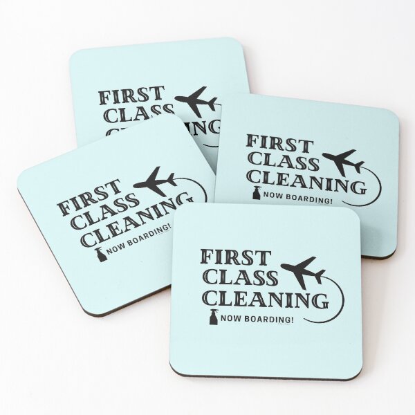 Item preview, First Class Cleaning Housekeeping Cleaning Crew Fun designed and sold by SavvyCleaner.