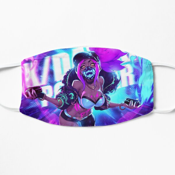 Diseño de KDA Akali Mascarilla plana
