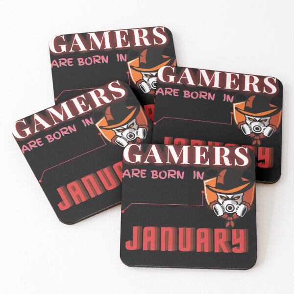 Item preview, Gamers Are Born In January | January Birthday Quotes designed and sold by The Full Cart.