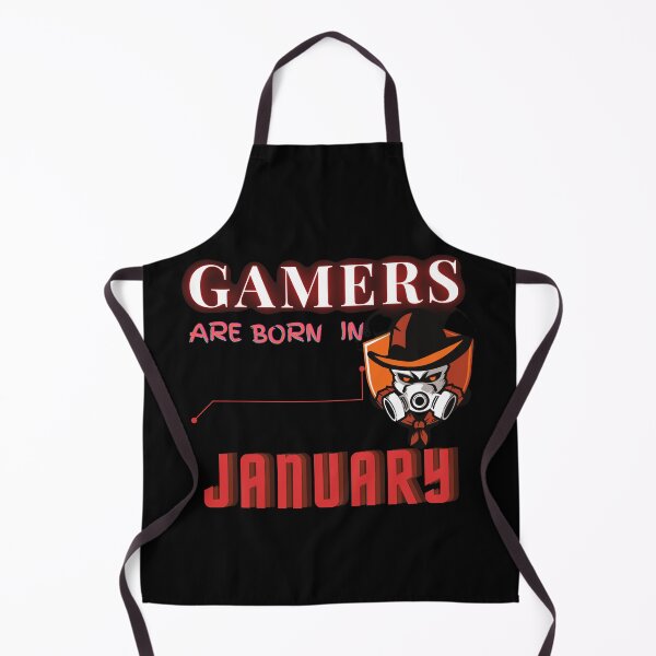 Item preview, Gamers Are Born In January | January Birthday Quotes designed and sold by The Full Cart.