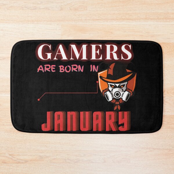 Item preview, Gamers Are Born In January | January Birthday Quotes designed and sold by The Full Cart.