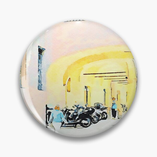 Item preview, Glimpse of alley with arcades and woman designed and sold by Giuseppe Cocco.