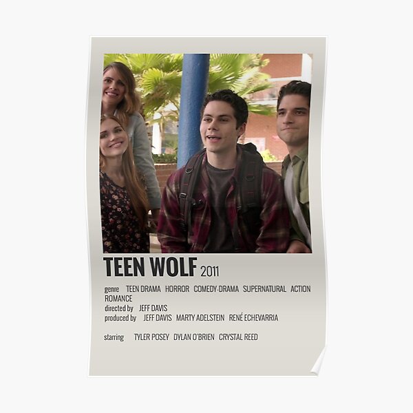 Teen Wolf Minimaliste Poster