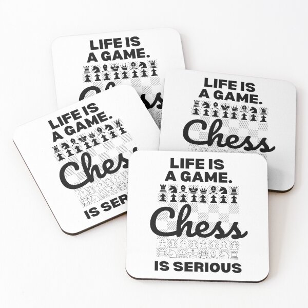 Item preview, Life is  a game Chess is Serious Chess Lover  designed and sold by champagnemoment.