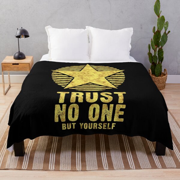 Item preview, TRUST NO ONE but yourself Inspirational Self Motivation Motto designed and sold by Naumovski.