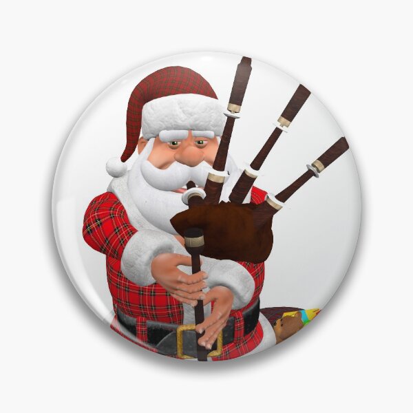 Artikelvorschau, Santa Plays Scottish Great Highland Dudelsack entworfen und verkauft von Mythos57.