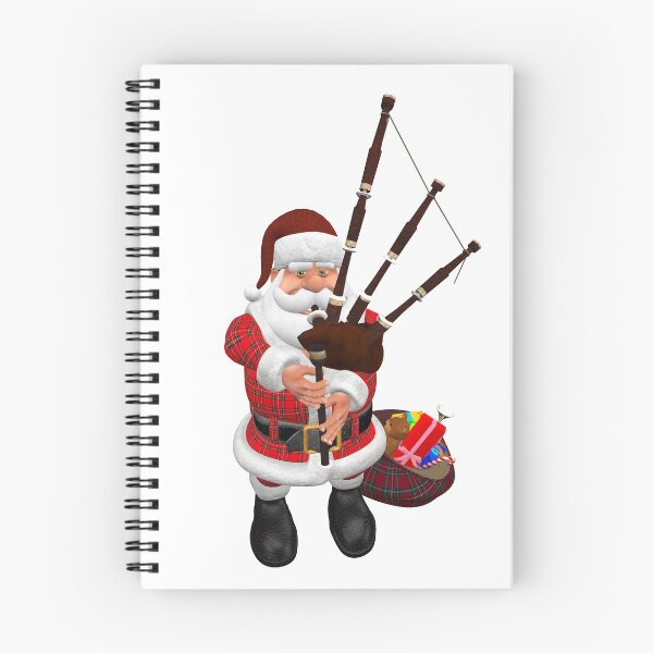 Artikelvorschau, Santa Plays Scottish Great Highland Dudelsack entworfen und verkauft von Mythos57.