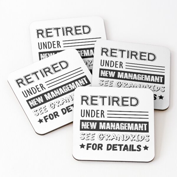 Item preview, Retired Under New Management See Grandkids For Details designed and sold by AmethystMurad.