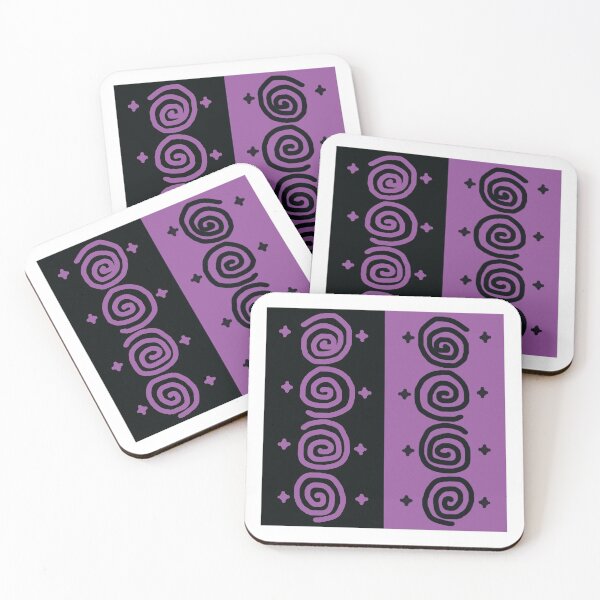 Item preview, Batik traditional orchid purple creative pattern spiral designed and sold by Pasan-hpmm.