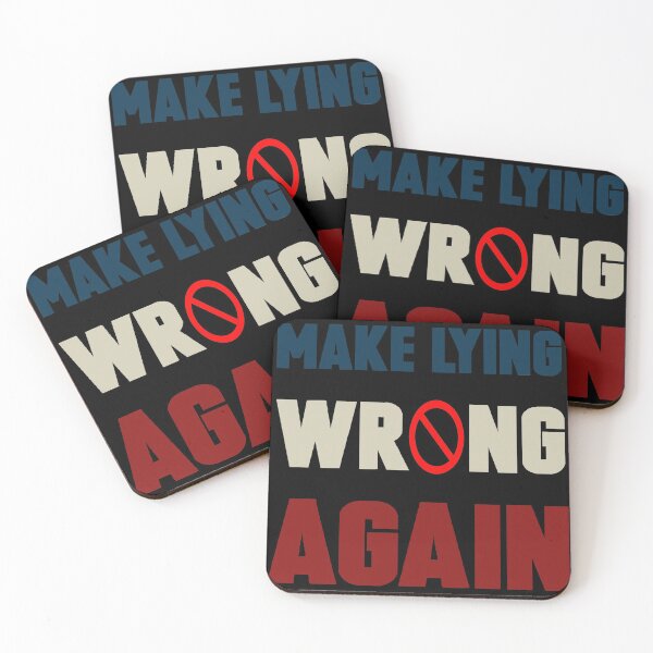 Item preview, Make Lying Wrong Again designed and sold by MasukBoss.