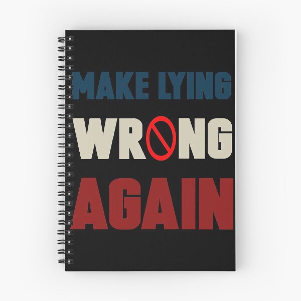 Item preview, Make Lying Wrong Again designed and sold by MasukBoss.