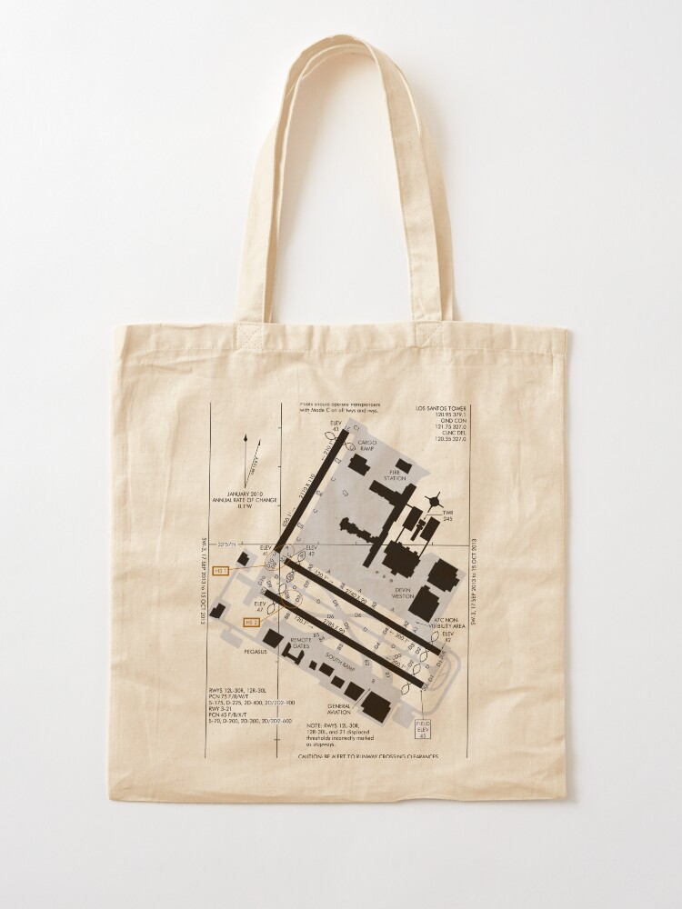 Airport deals tote bag