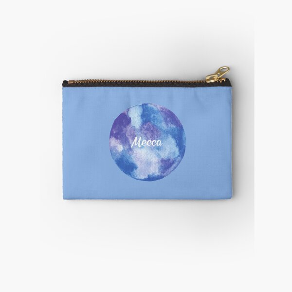 Artikelvorschau, Mekka - Rundes Aquarell (Pastellviolettblau) entworfen und verkauft von CityCollection.