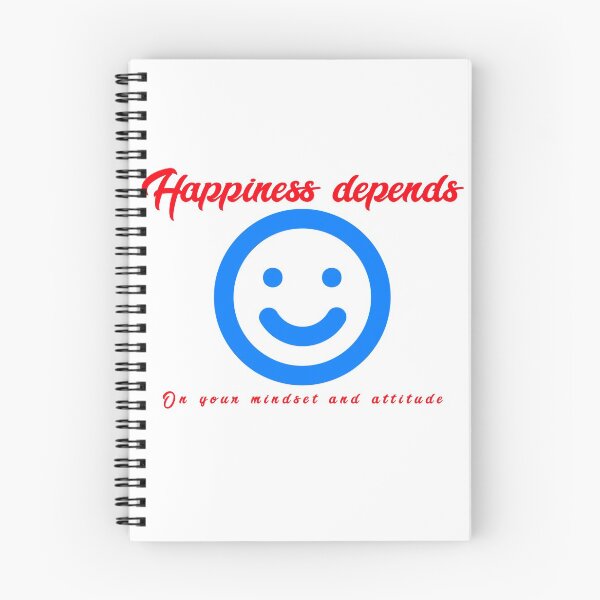 Item preview, Happiness depends on your mindset and attitude designed and sold by Home-of-art.