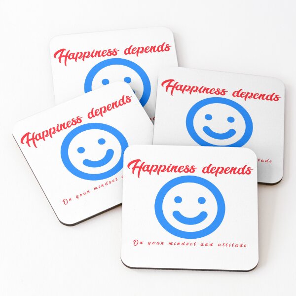 Item preview, Happiness depends on your mindset and attitude designed and sold by Home-of-art.