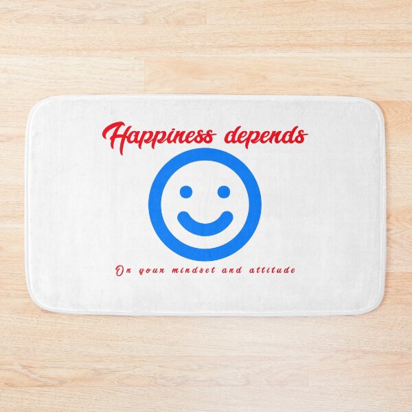 Item preview, Happiness depends on your mindset and attitude designed and sold by Home-of-art.