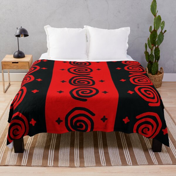 Item preview, Batik traditional chinese red creative pattern spiral designed and sold by Pasan-hpmm.