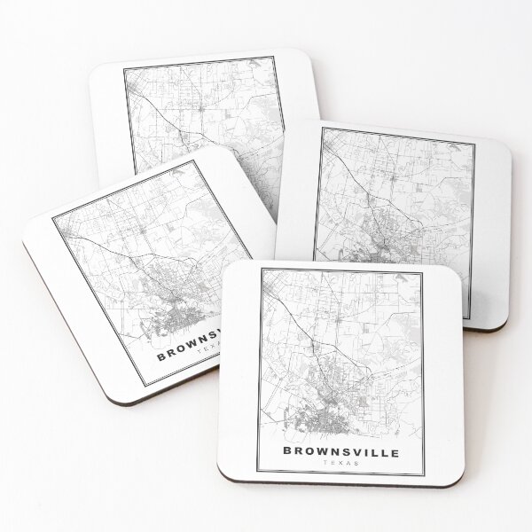 Item preview, Brownsville Map designed and sold by Tamas Das.