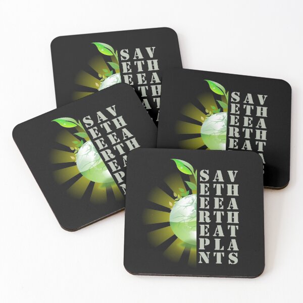 Item preview, Save the earth. Eat plants, vegetarian quote., vegan slogan designed and sold by efenem.