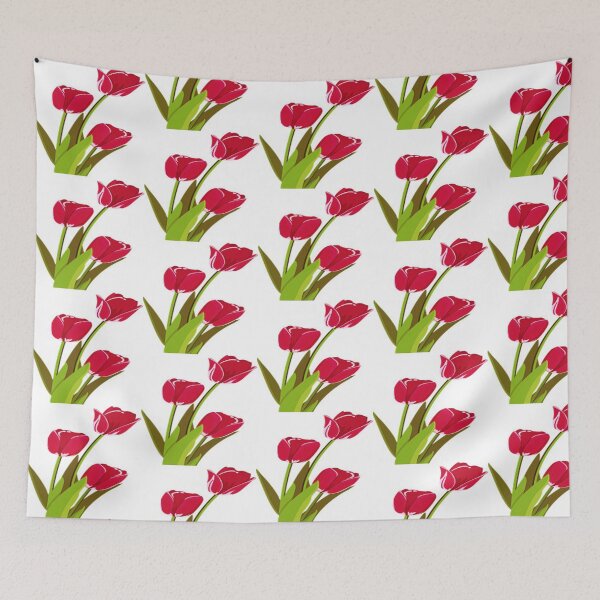 Aperçu de l'œuvre Tulipes rouges créée et vendue par CreativeBooth.