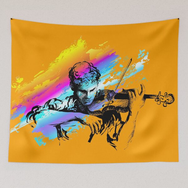 Item preview, Violin player. Musician. Classical music concert designed and sold by Arija07.