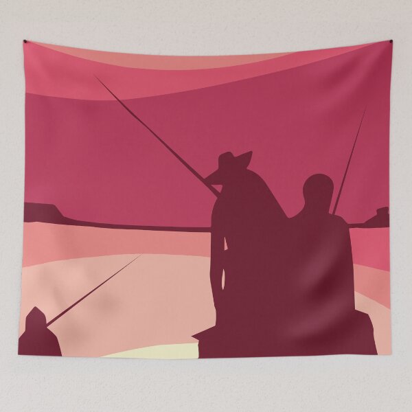 Item preview, Fishermen On The Beach designed and sold by blueocan.