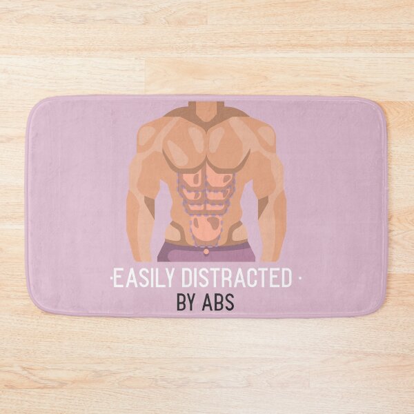 Item preview, Easily distracted by abs designed and sold by Ayurveda Fun Store.