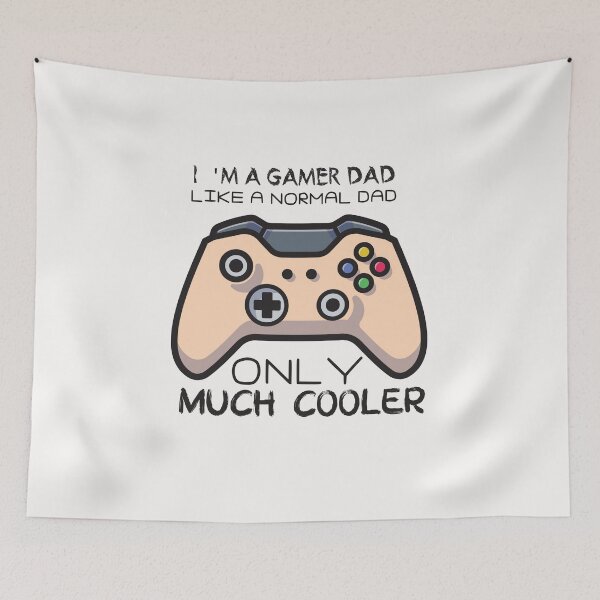 Item preview, I'm a gamer dad like a normal dad only much cooler - gaming - gamer designed and sold by Hannah  Pillic.