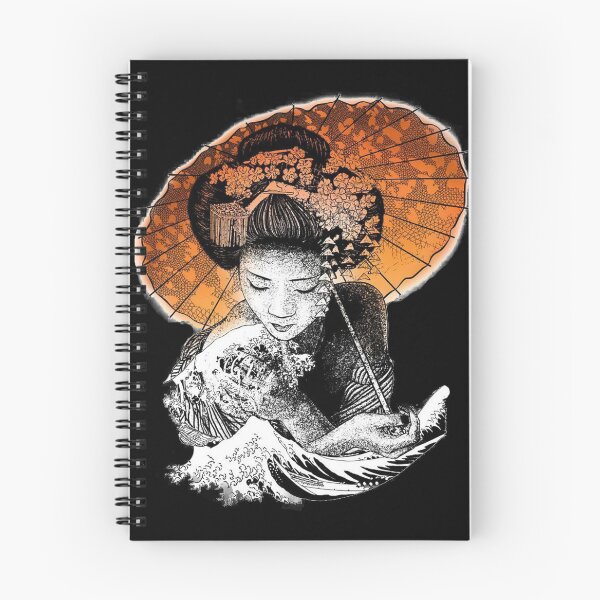 Aperçu de l'œuvre Une Geisha avec un parapluie jaune créée et vendue par MisoraA.