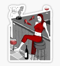 drunker@bar Sticker