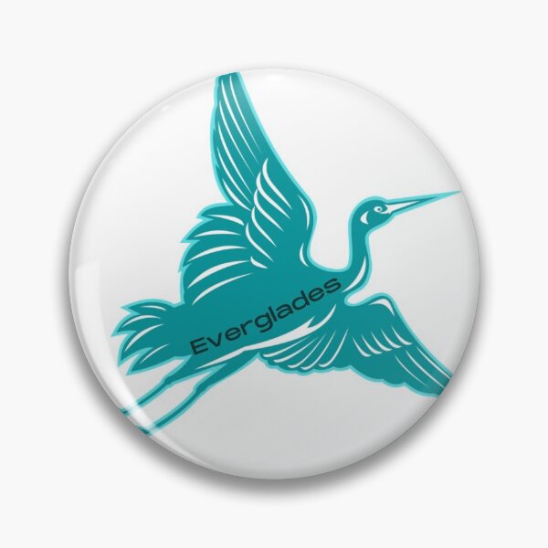 Item preview, Everglades travel logo with heron designed and sold by TheWaterBirds.