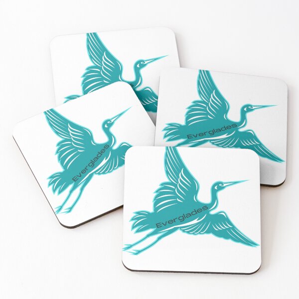Item preview, Everglades travel logo with heron designed and sold by TheWaterBirds.