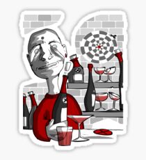 drunker@bar Sticker