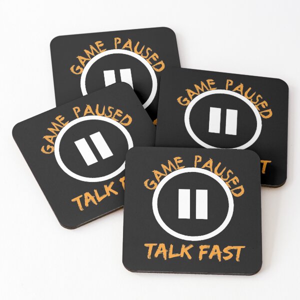 Item preview, Game Paused talk fast - gaming - gamer designed and sold by Hannah  Pillic.