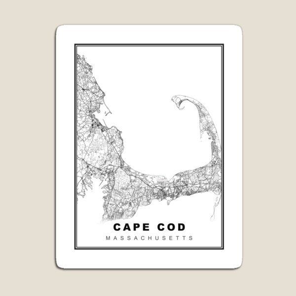 Item preview, Cape Cod Map designed and sold by Tamas Das.