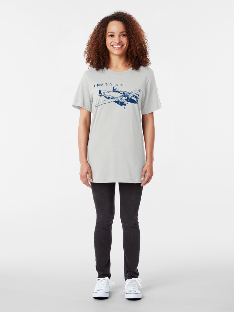 Alternate view of P-38 Lightning Slim Fit T-Shirt