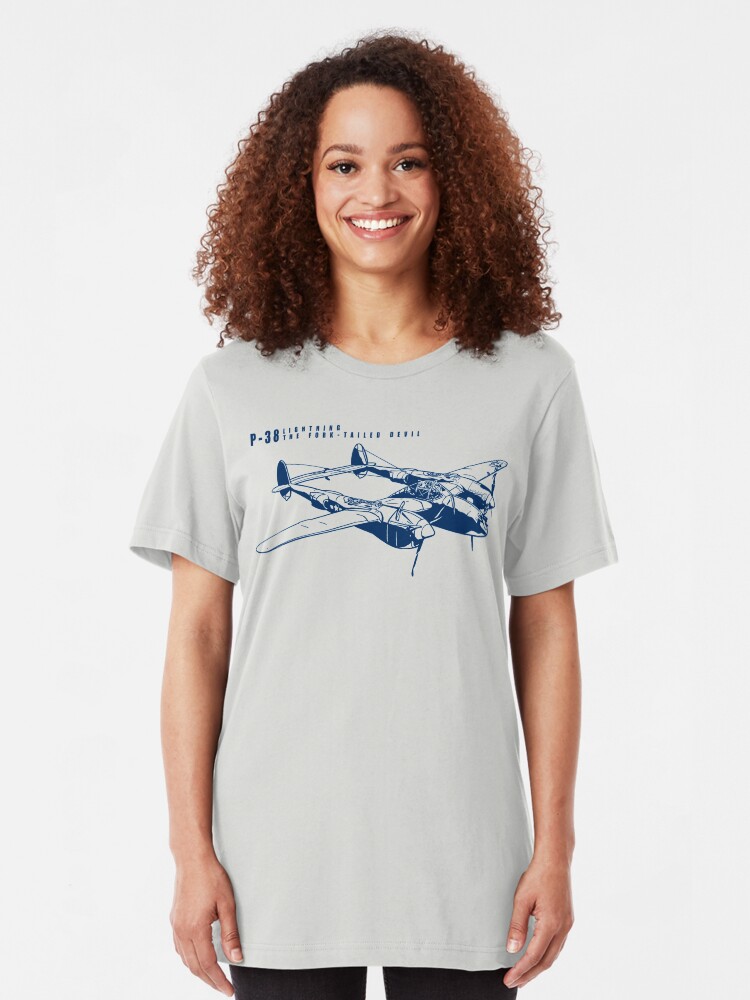 Alternate view of P-38 Lightning Slim Fit T-Shirt