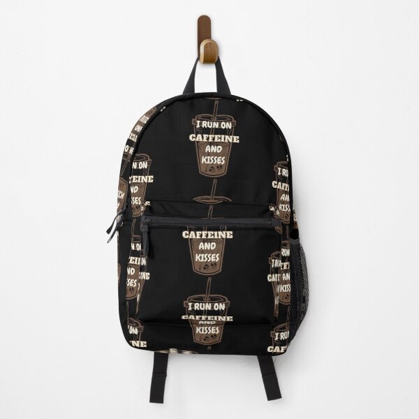 Item preview, I Run On Caffeine And Kisses | Coffee Lover designed and sold by nestoras28.