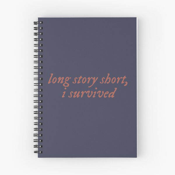 Item preview, Long story short, i survived / evermore  designed and sold by One Line Aesthetics ♡.