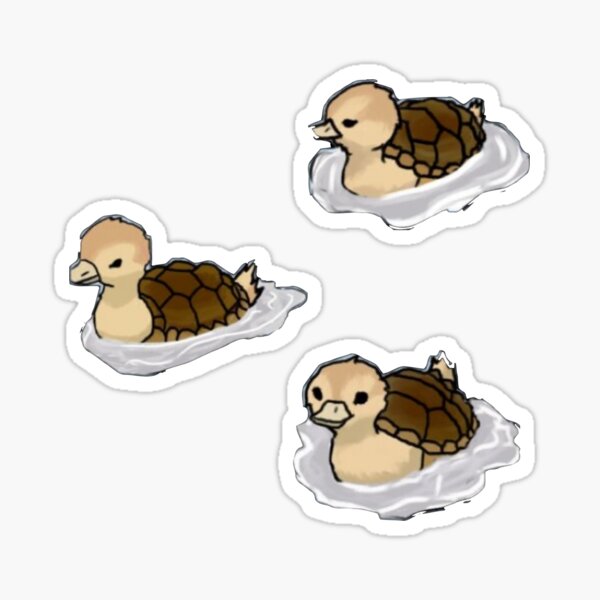 Turtle Duck Set Sticker